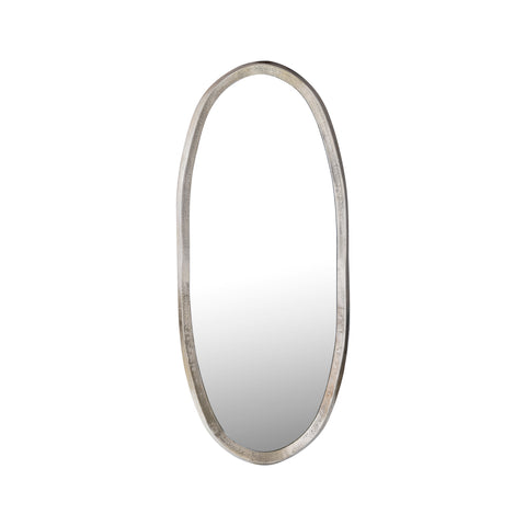 Limera Brass alu oval mirror irregular border S translates to "Only"