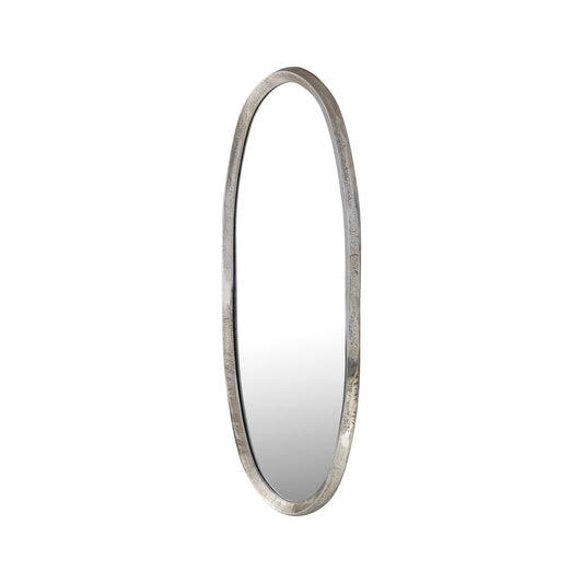Limera Brass alu oval mirror irregular border S translates to "Only"