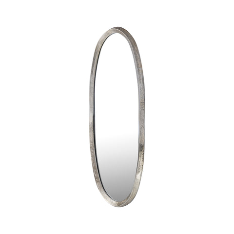Limera Brass alu oval mirror irregular border S translates to "Only"