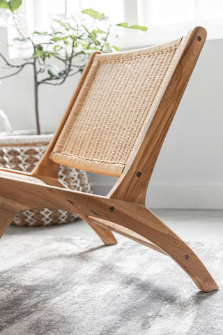 Silla de salón Lazy Loom Natural