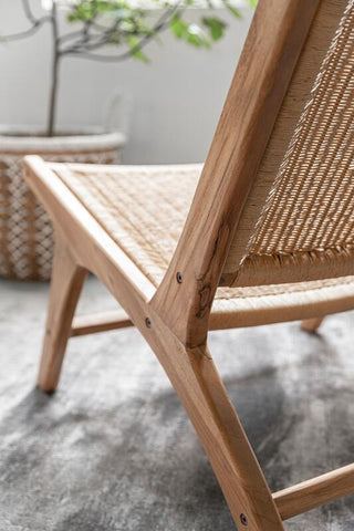 Silla de salón Lazy Loom Natural