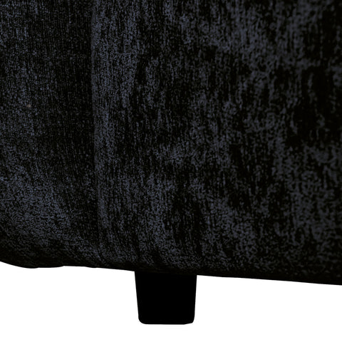 Lujo sofa anthracite fiore fabric 2 seaterarm left