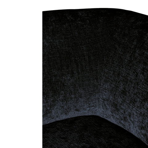 Lujo sofa anthracite fiore fabric 2 seaterarm left