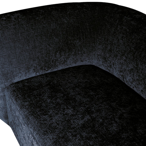 Lujo sofa anthracite fiore fabric 2 seaterarm left