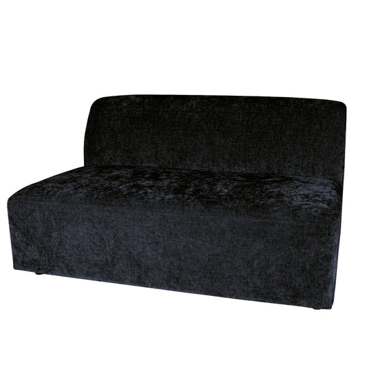 Lujo sofa anthracite fiore fabric 2 seater element