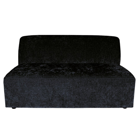 Lujo sofa anthracite fiore fabric 2 seater element