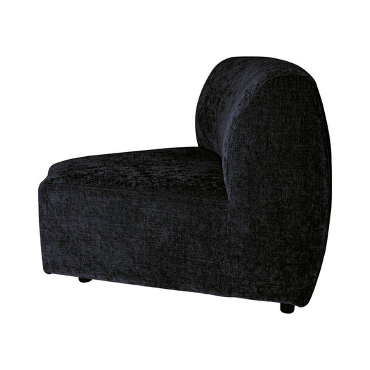 Lujo sofa anthracite fiore fabric corner piece
