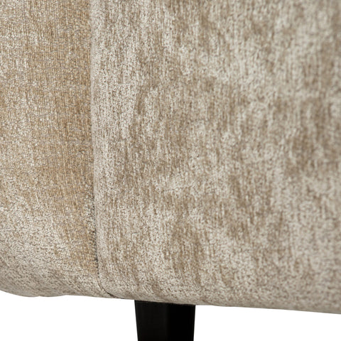 Lujo sofa cream fiore fabric 2 seater arm left