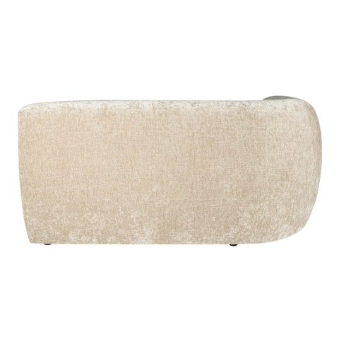 Lujo sofa cream fiore fabric 2 seater arm left