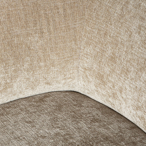 Lujo sofa cream fiore fabric 2 seater arm left