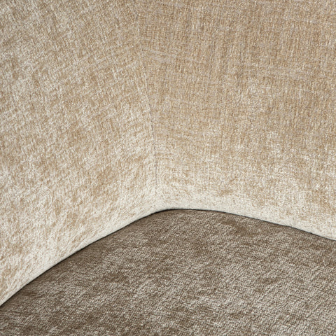 Lujo sofa cream fiore fabric 2 seater arm right