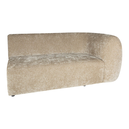 Lujo sofa cream fiore fabric 2 seater arm right