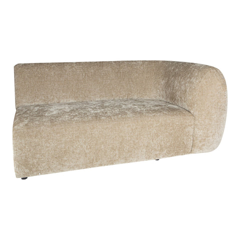 Lujo sofa cream fiore fabric 2 seater arm right