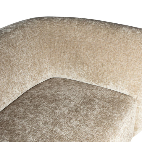 Lujo sofa cream fiore fabric 2 seater arm right
