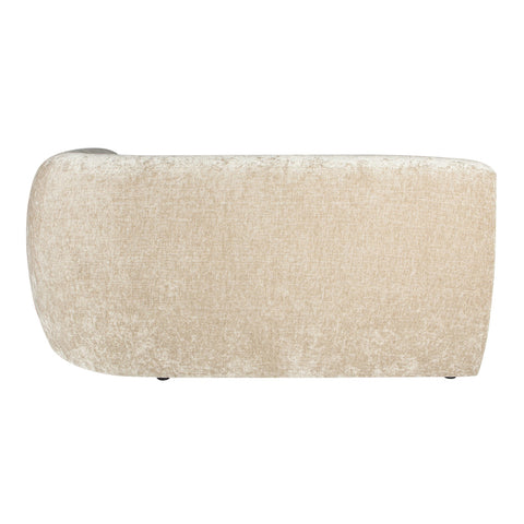 Lujo sofa cream fiore fabric 2 seater arm right