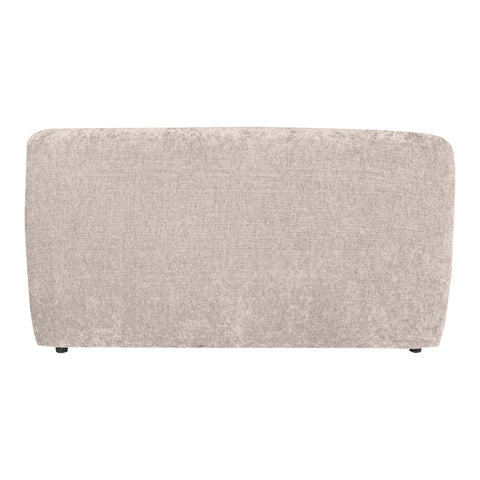 Lujo sofa valkoinen fiore-kangas 2-paikkainen elementti