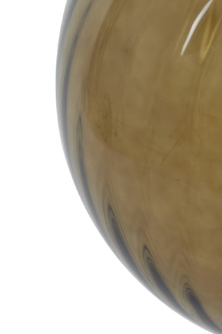Ceiling lamp Magdala - Brown Glass - Ø40cm