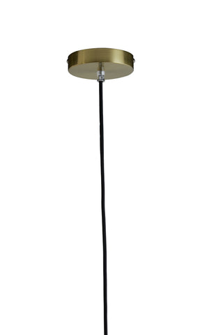 Ceiling lamp Magdala - Brown Glass - Ø40cm