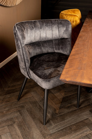 Silla de comedor Marth Grey