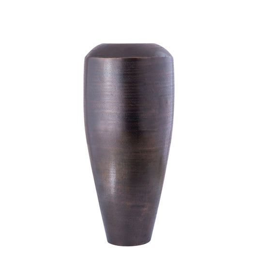 PTMD-Michael GunMetal Alu Plantenpot-koperhoog rond S