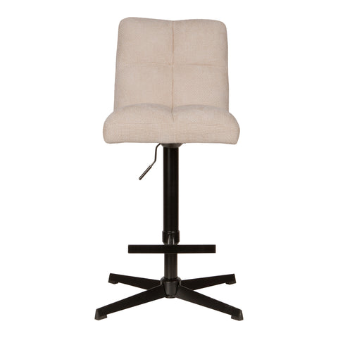 Milan bar chair ajustable crème