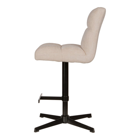 Milan bar chair ajustable crème