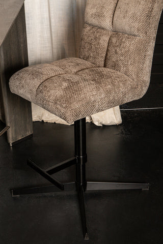 Milan bar chair ajustável pedra