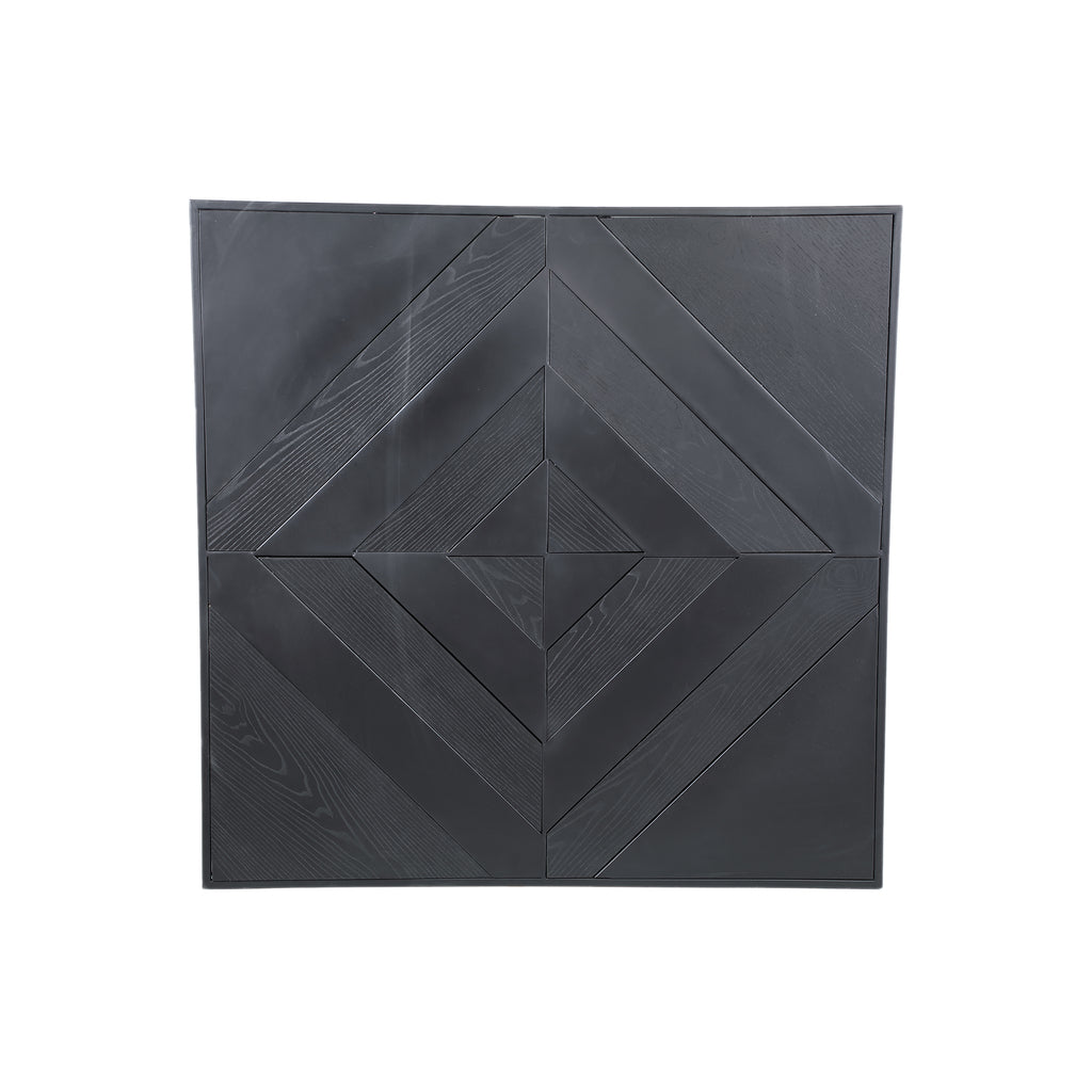 Mixa Black hierro y chapa mezcla panel de pared rectangular