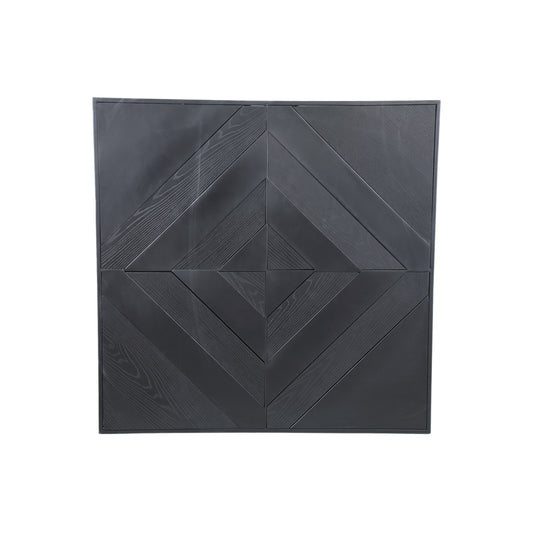 Mixa Black hierro y chapa mezcla panel de pared rectangular