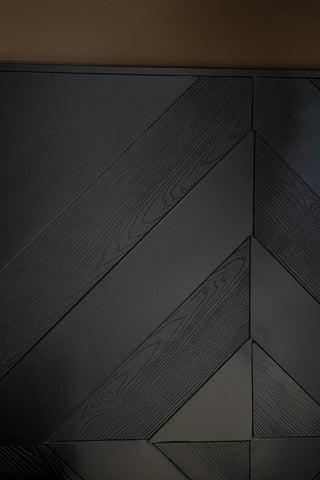 Mixa Black hierro y chapa mezcla panel de pared rectangular