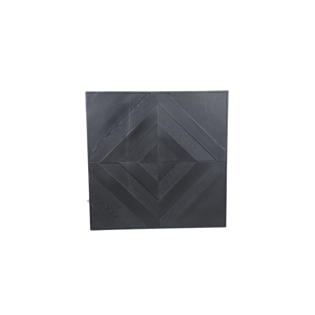 Mixa Black hierro y chapa mezcla panel de pared rectangular