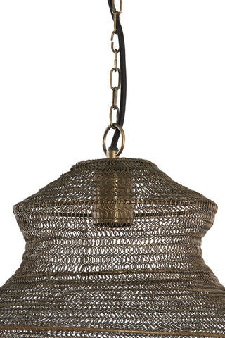 Ceiling lamp Nakisha - Antique Bronze - Ø40cm