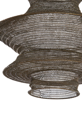 Ceiling lamp Nakisha - Antique Bronze - Ø40cm