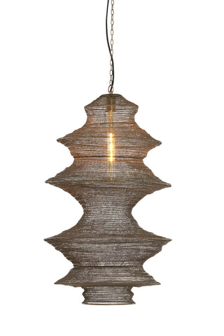 Ceiling lamp Nakisha - Antique Bronze - Ø40cm