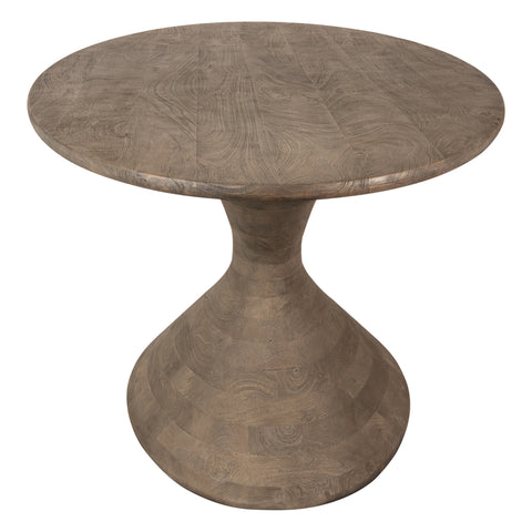Nemo Gris mesa de comedor ovalada de madera de mango de 220 cm