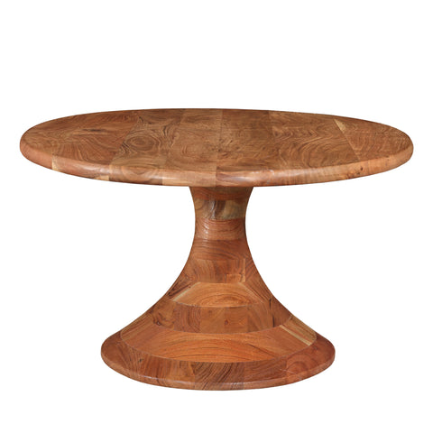 Nemo natural acacia wooden coffee table oval 150cm