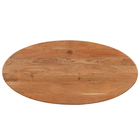 Nemo natural acacia wooden coffee table oval 150cm