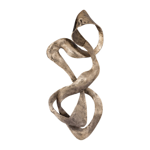 Neven Gold casted alu metal swirl wall panel S