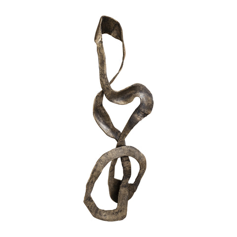 Neven Gold casted alu metal swirl wall panel L