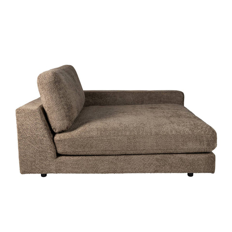 Nilla sofa chaise longue arm right SiC Ant5 Brown