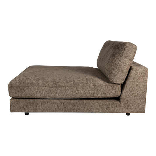 Nilla sofa chaise longue no arm SiC Ant5 Brown