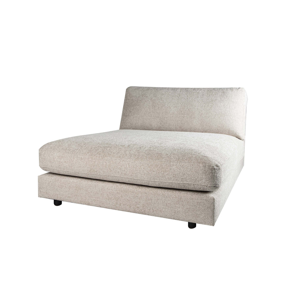 Nilla canapé chaise longue sans accoudoirs SIC Leg 15 Dove