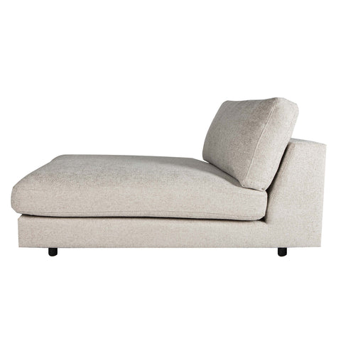 Nilla canapé chaise longue sans accoudoirs SIC Leg 15 Dove