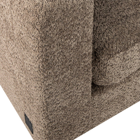 Nilla sofa with armrest L SiC Ant5 Brown