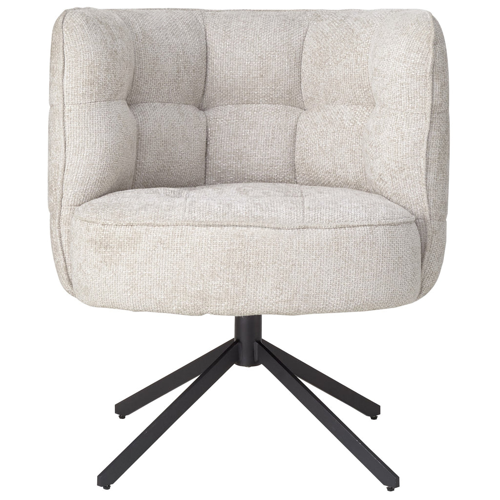 Odin Cream silla de comedor legado 15 negro paloma.