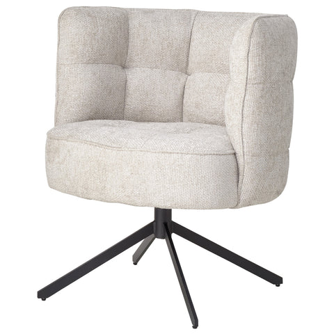 Odin Cream silla de comedor legado 15 negro paloma.