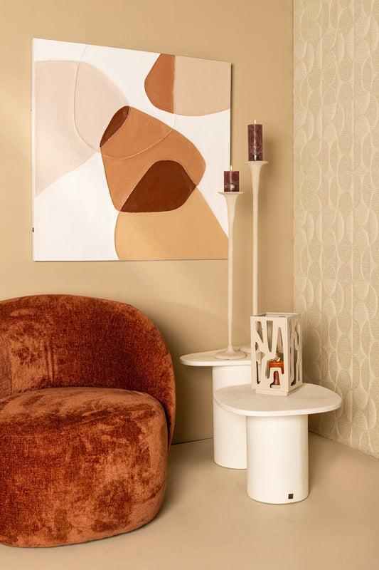 Olympia Brown lienzo de pared orgánico.