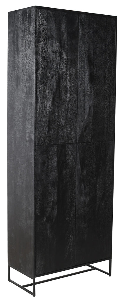 Onyx Cabinet negro 4 puertas