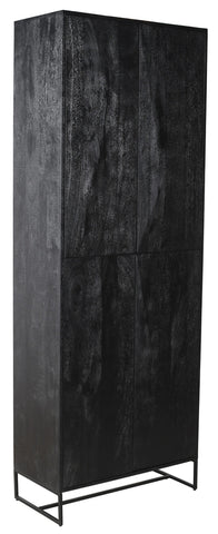 Onyx Cabinet negro 4 puertas