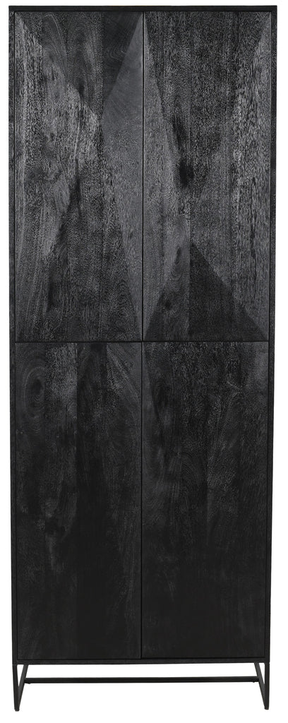 Onyx Cabinet negro 4 puertas